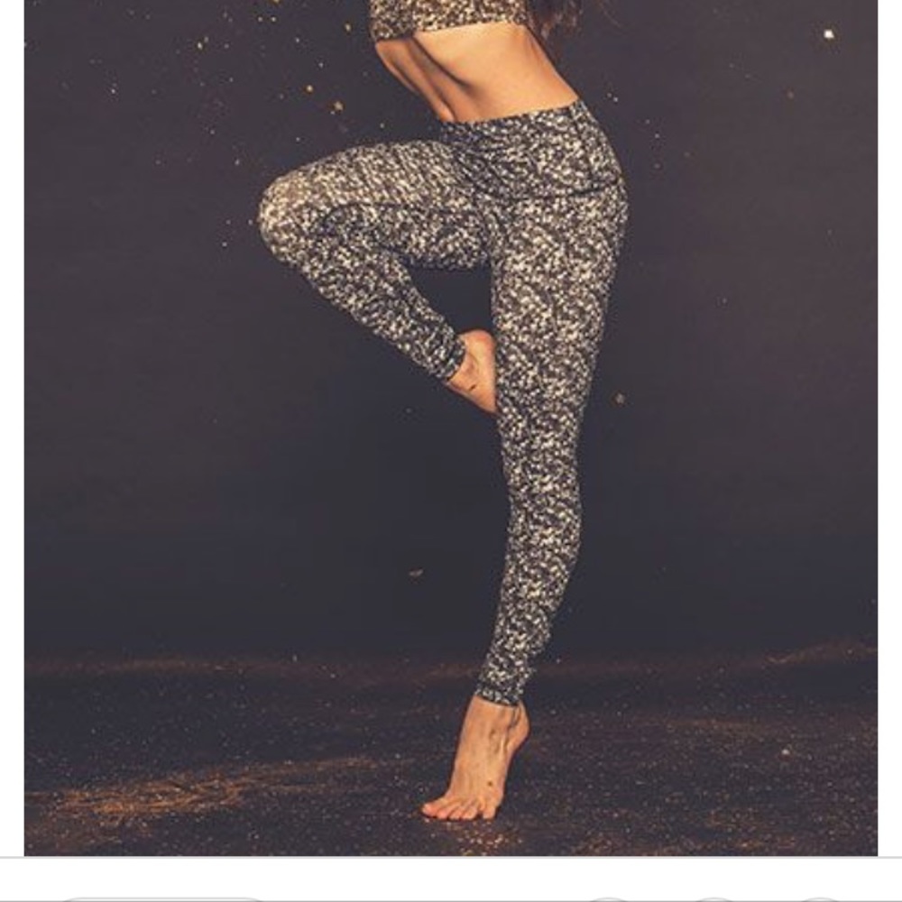 Lulu sequin design pants - shine right roll down